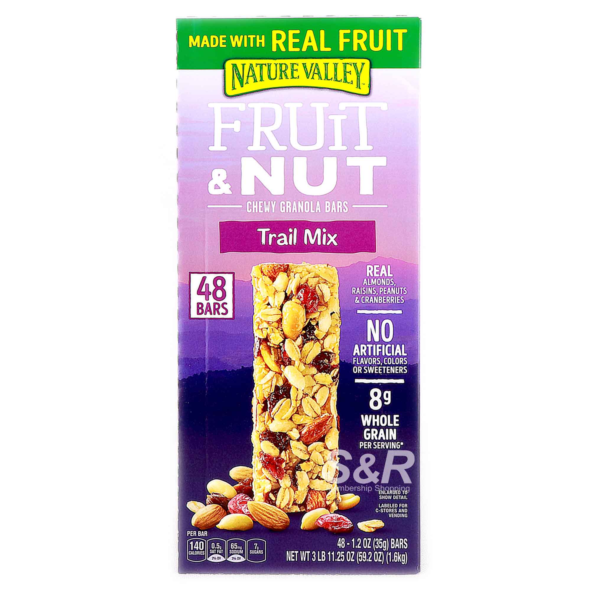 Nature Valley Fruit & Nut Chewy Granola Bars Trail Mix 48pcs